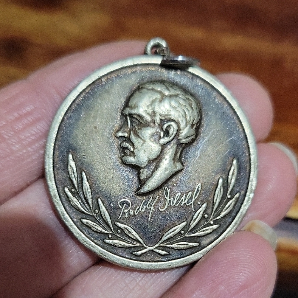 Inventor of the Diesel Engine Medal Pendant